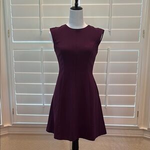 Vince Camuto Purple Sleeveless A-Line Mini Dress